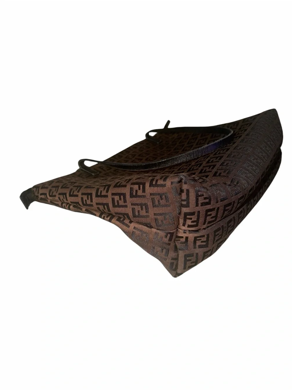 Fendi Brown Monogram FF Jacquard Tote